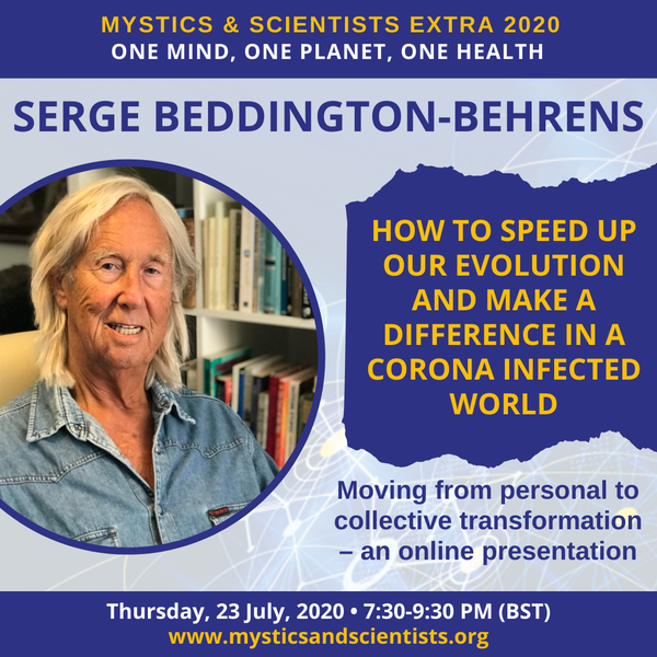 Serge Beddington-Behrens Webinar: How to Speed up our Evolution and Make a Difference in a Corona Infected World